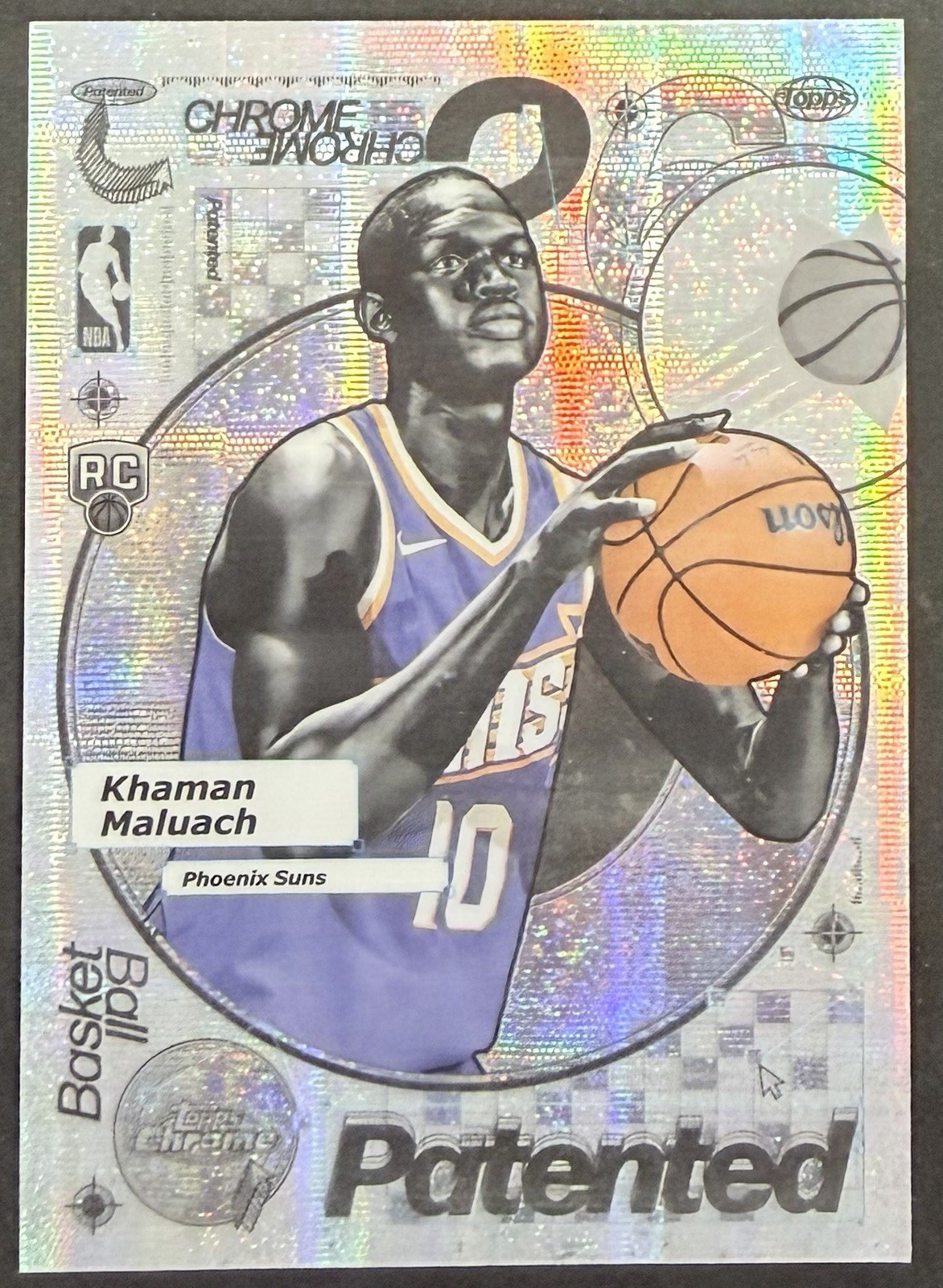 2025-26 Khaman Maluach Topps Chrome Patented Rookie CASE HIT SSP