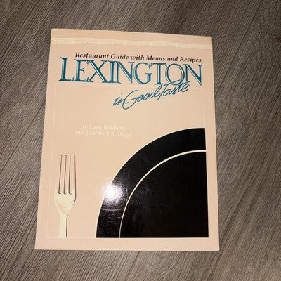 Lexington in Good Taste New Book Paperback 1990 Free Shipping