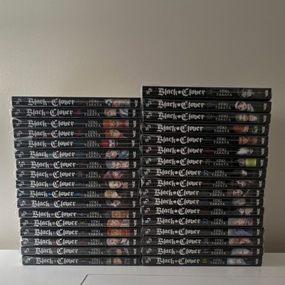VIZ Media Black Clover Vol. 1-34 Yuki Tabata Softcover Manga Comic Book Lot