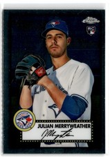 2021 Topps Chrome Platinum Anniversary Julian Merryweather RC Rookie Toronto