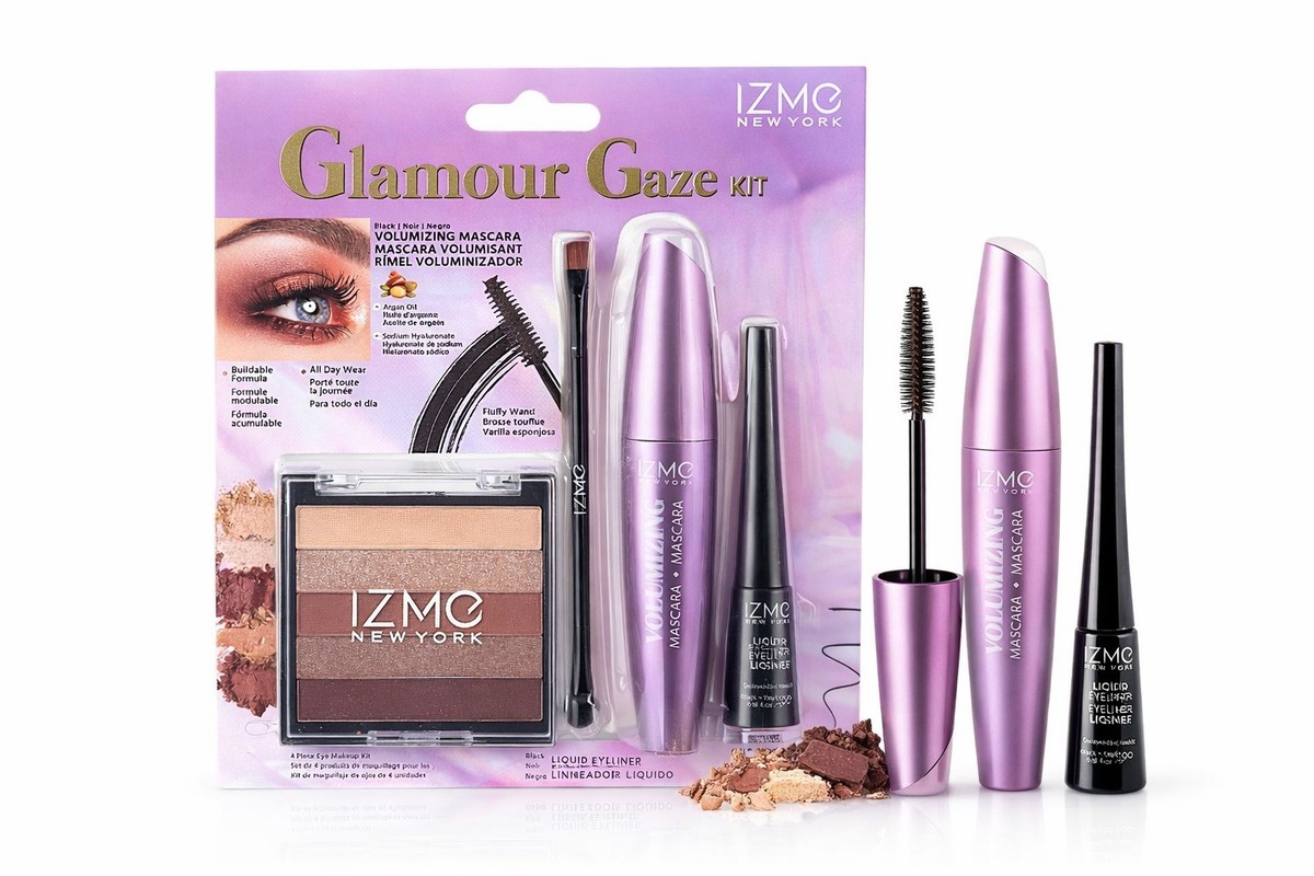 4-Piece IZME-Eye Makeup Kit-Glamour Gaze Kit- PAO 6 Months | eBay
