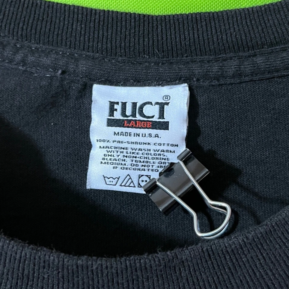 Camiseta Grande Fuct De Cecco Pasta 1990 Gráfica Camiseta Negra Hecha en EE. UU. Algodón Hombres Foto 2 de 4