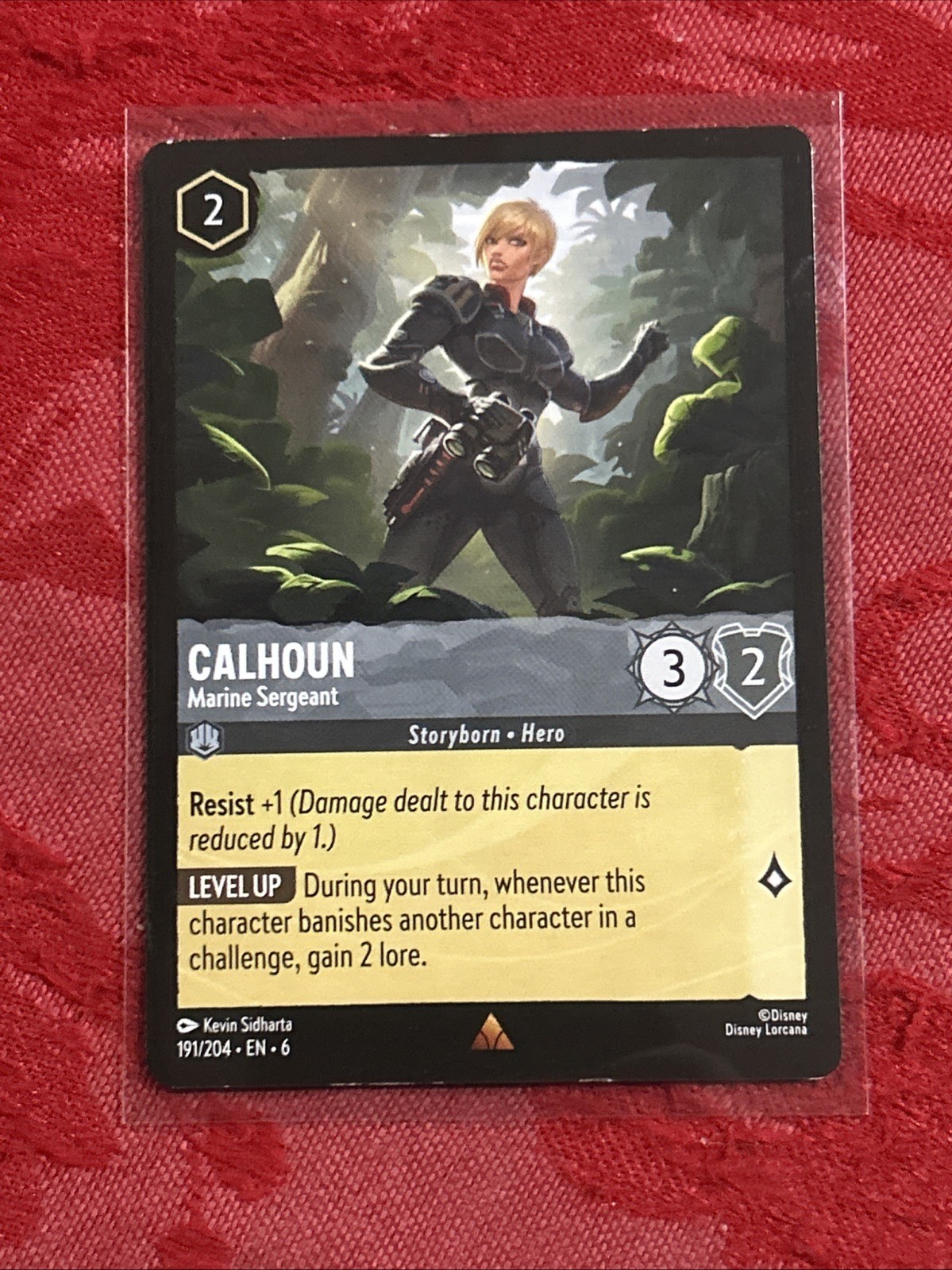 Lorcana Azurite Sea - Calhoun - Marine Sergeant - 191/204 M/NM