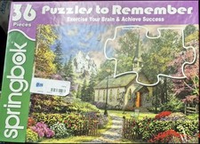 Springbok 36 Piece Jigsaw Puzzle Mountain View Chapel Made in USA