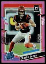 Charlie Jones 2023 Donruss Optic #223 Bengals Insert ? SEE SCAN! FREE SHIPPING