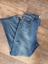 Ann Taylor Loft The Boot Jeans Womens Size 18 Pockets Flex Denim Blue