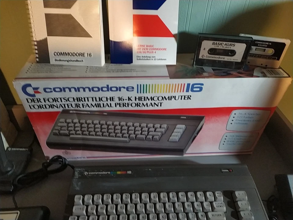 Aus Sammlung commodore C16 Lernkurs Mit Datasette 1531 Zubehör Ovp - Bild 3 von 4