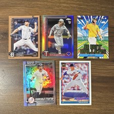 Topps MLB 5 Card Lot Horn Fitzgerald Kurtz Stanton Ryan Tigers Yankees
