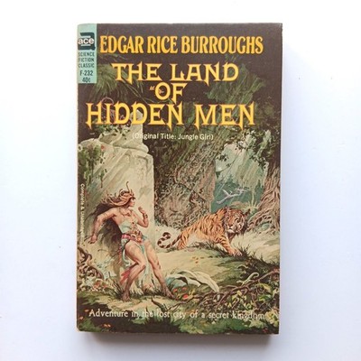 The Land of Hidden Men Edgar Rice Burroughs 1963 ACE-Books F-232