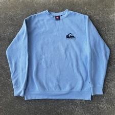 Vintage Soft Comfy Quicksilver Crewneck Sweater Men  s Medium Blue