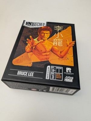 WELL PAINTED BRUCE LEE UNMatched Solo Expansion Set- Mondo/Restoration Games OOP