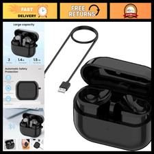 Replacement Charging Case Dock for Galaxy Buds 3 Pro - USB C Cable Included - Bl
