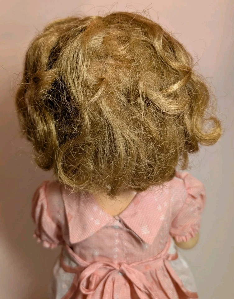 Muñeca Cathy charladora Mattel años 60 ojos azules cabello rubio fresa, tirar de la cuerda muda Foto 4 de 4