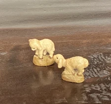 ANRI SHEEP  for 1.5" MINIATURE FERRANDIZ NATIVITY  MINI WOODCARVINGS LAMB