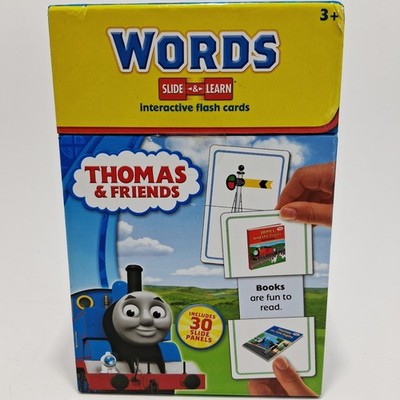 Thomas & Friends WORDS Slide and Learn Interactive Flash Cards COMPLETE EC Rare