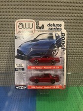 AutoWorld PONTIAC FIREBIRD Deluxe Series 2 pack CHASES  