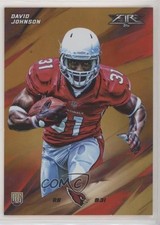 2015 Topps Fire Rookies Orange 400/499 David Johnson #40 RC 0q3