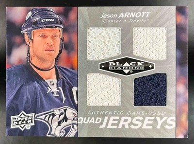 Jason Arnott 2010-11 Upper Deck Hockey Black Diamond Jerseys Quad #QJ-JA