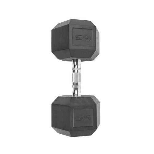 Barbell, Rubber Hex Dumbbell, Single - Picture 12 of 39
