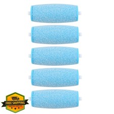 5 Pack Blue Amope Pedi Refill Roller Extra Coarse Electronic Foot File