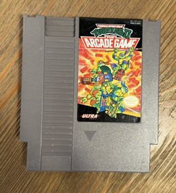 Teenage Mutant Ninja Turtles II The Arcade Game Nintendo NES Tested Working TMNT