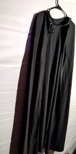 Adult Vintage Authentic Black Vampire Cape Halloween Nylon