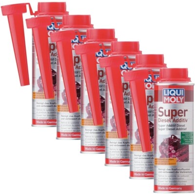 6x LIQUI MOLY Super Diesel-Additiv injektor reiniger Kraftstoff Additiv 5120 250