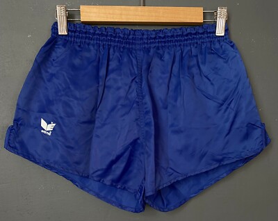 RARE VINTAGE OLD RETRO MEN'S ERIMA WEST GERMANY SHORTS PANTALONES SIZE S 5 SMALL