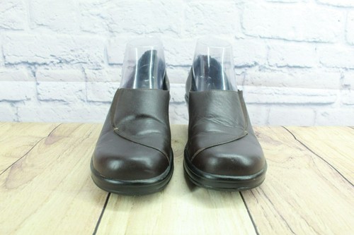 Zuecos informales de enfermería Dansko de cuero marrón sin cordones para mujer talla 40 EE. UU. 10 - Imagen 4 de 9
