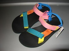 Teva Original Universal Women's Casual Sandals Black 90's Multi Color