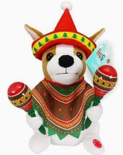 Hug Me Animated Mariachi Puppy Singing Macarena Dog Dancing Plush Maracas