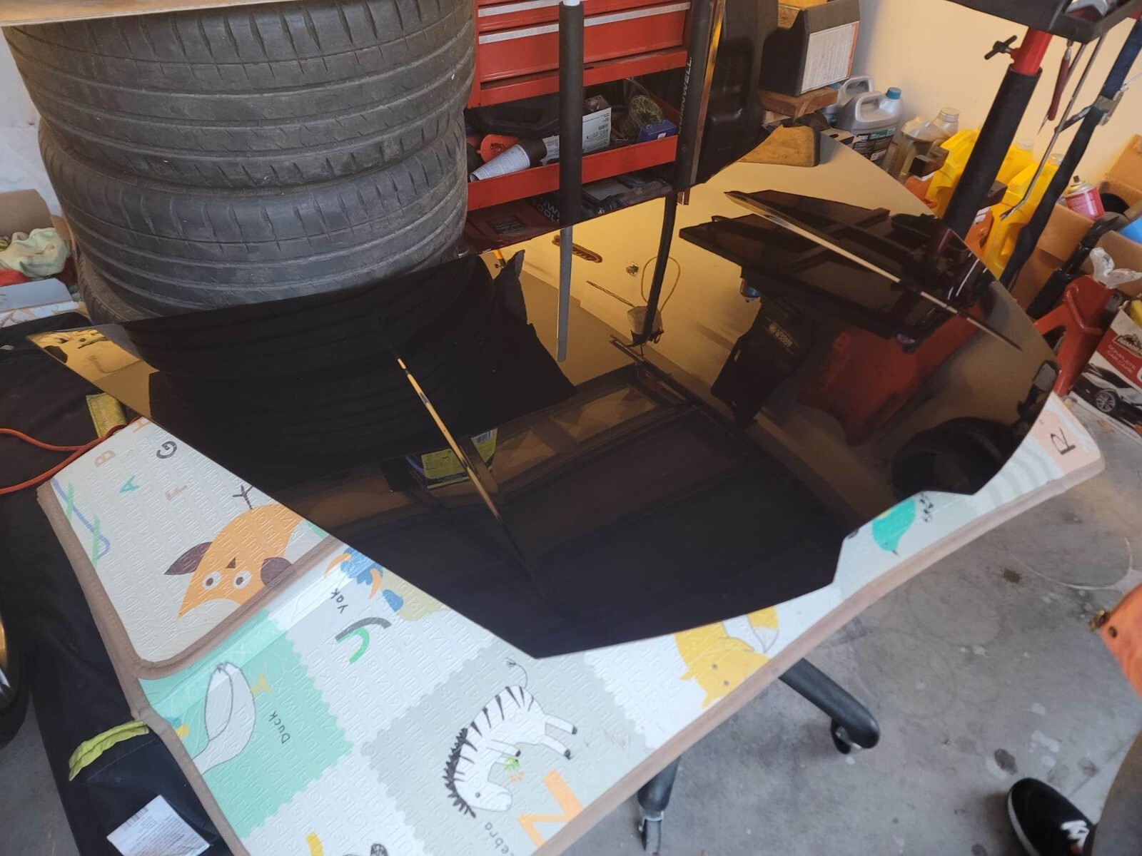 2016 LAMBORGHINI HURACAN HOOD OEM USED LIKE NEW BLACK