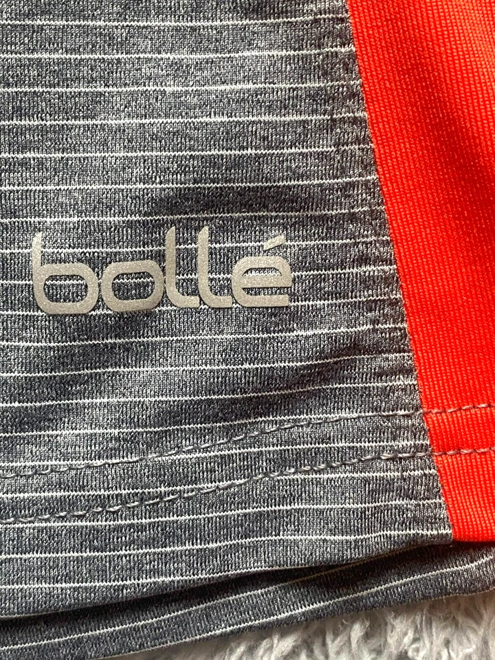 Camisa Bolle para mujer 2XL XXL gris naranja tenis golf ropa deportiva spandex Foto 3 de 4