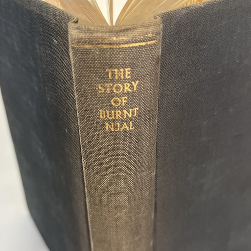 Vintage The Story of Burnt Njal 1957 Book Sir George Webbe Dasent Njals Iceland - Imagen 3 de 16