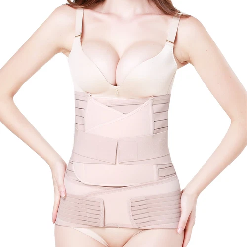 C-Section After Birth Corset Back Support Body Shapers Postparrtum Recovery Belt - Picture 4 of 21