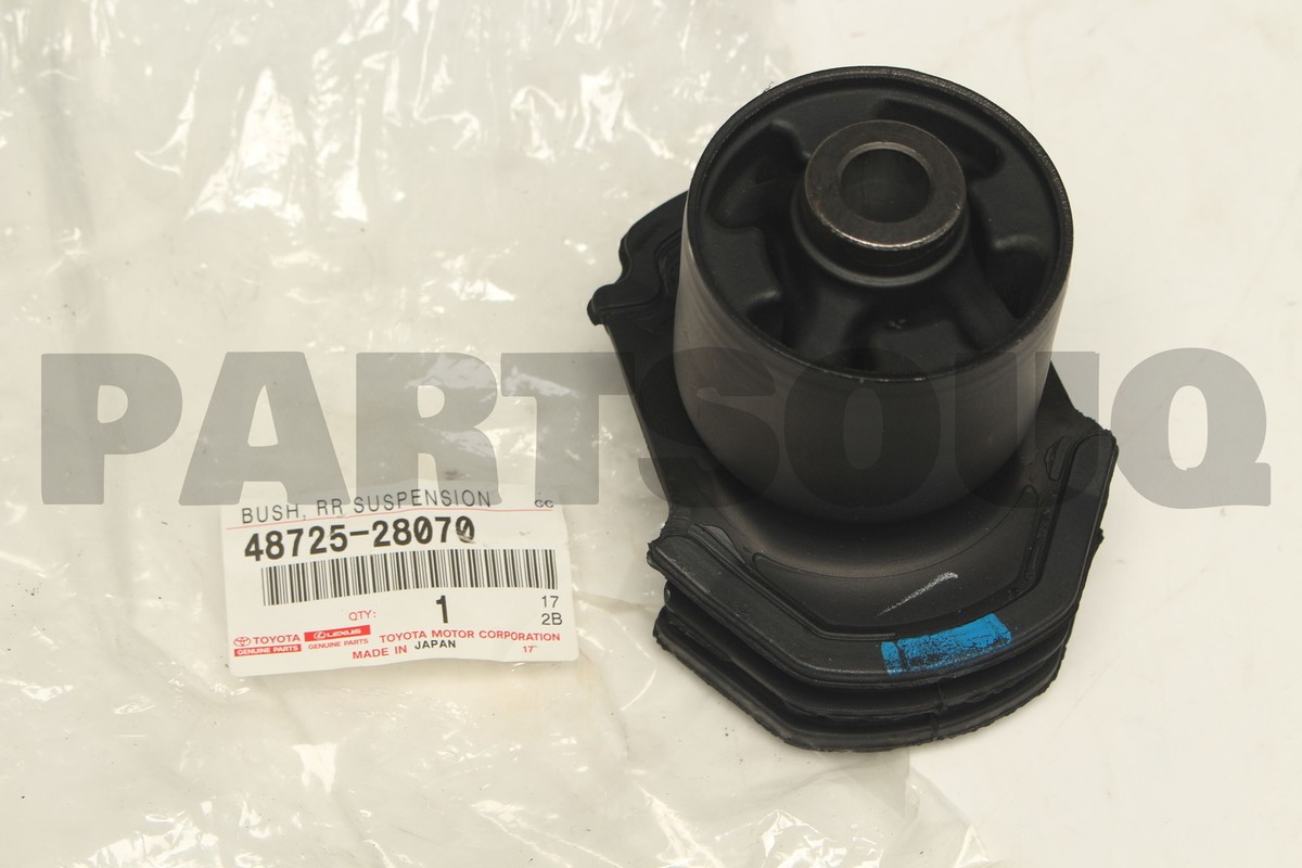 4872528070 Genuine Toyota BUSH, REAR AXLE CARRIER, RH/LH 4872528070 Genuine Toyota BUSH, REAR AXLE CARRIER, RH/LH