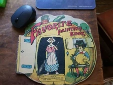 1916 Favorite Painting Book, Akron, Oh., Saalfield Publishing Co., NY - Chicago
