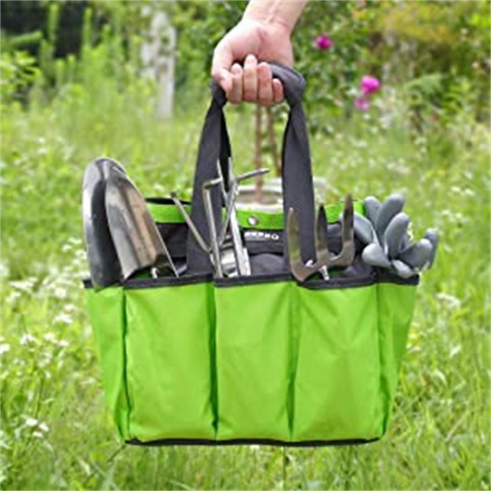 Relaxdays Porta Attrezzi da Giardino, 15 Ganci, Fino a 120 kg, Appendi