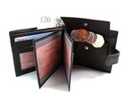 MENS HIGH QUALITY SOFT DARK BROWN LEATHER WALLET CREDIT CARD HOLDER PRIMEHIDE