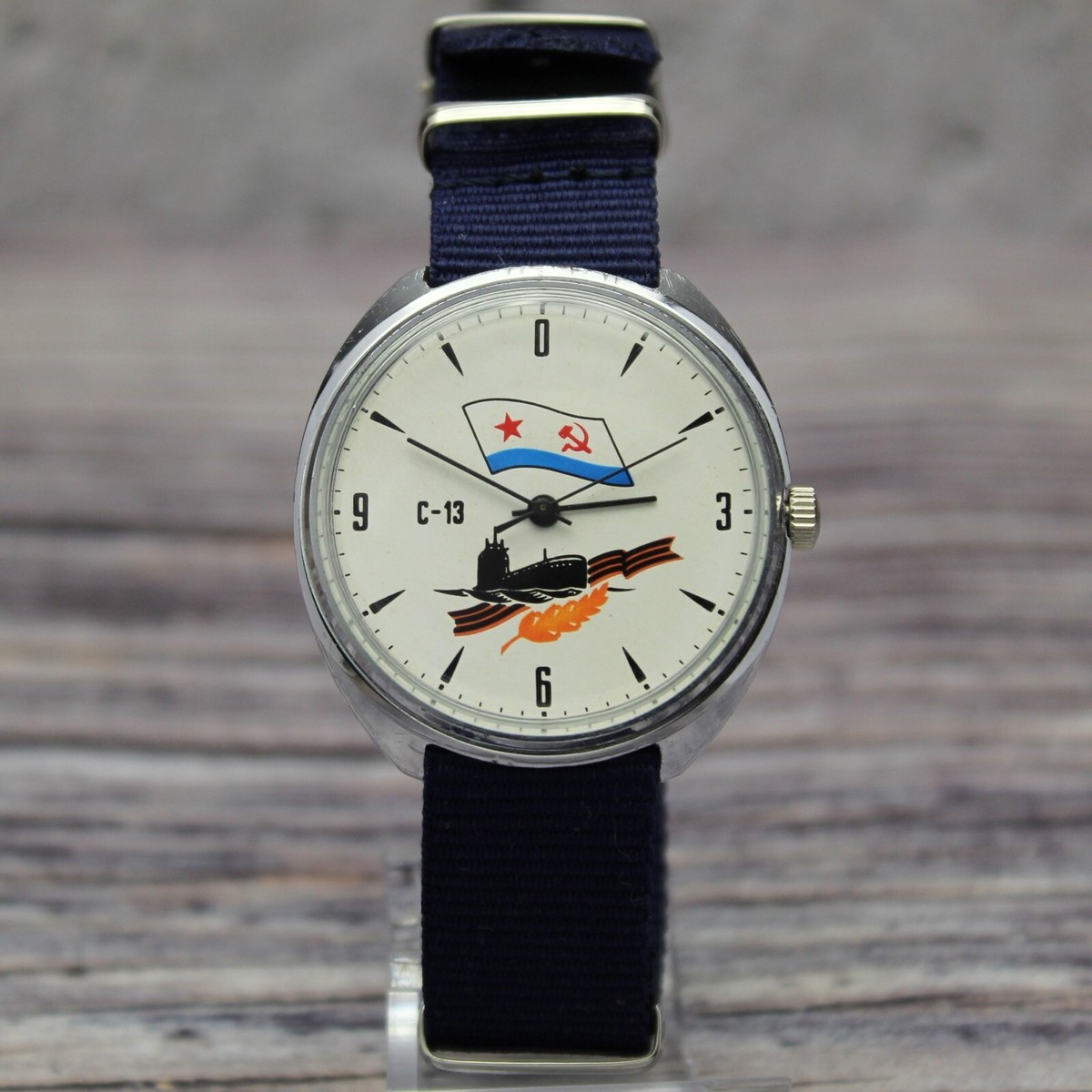 RAKETA USSR military mechanical mens watch Submarine S-13 Rocket