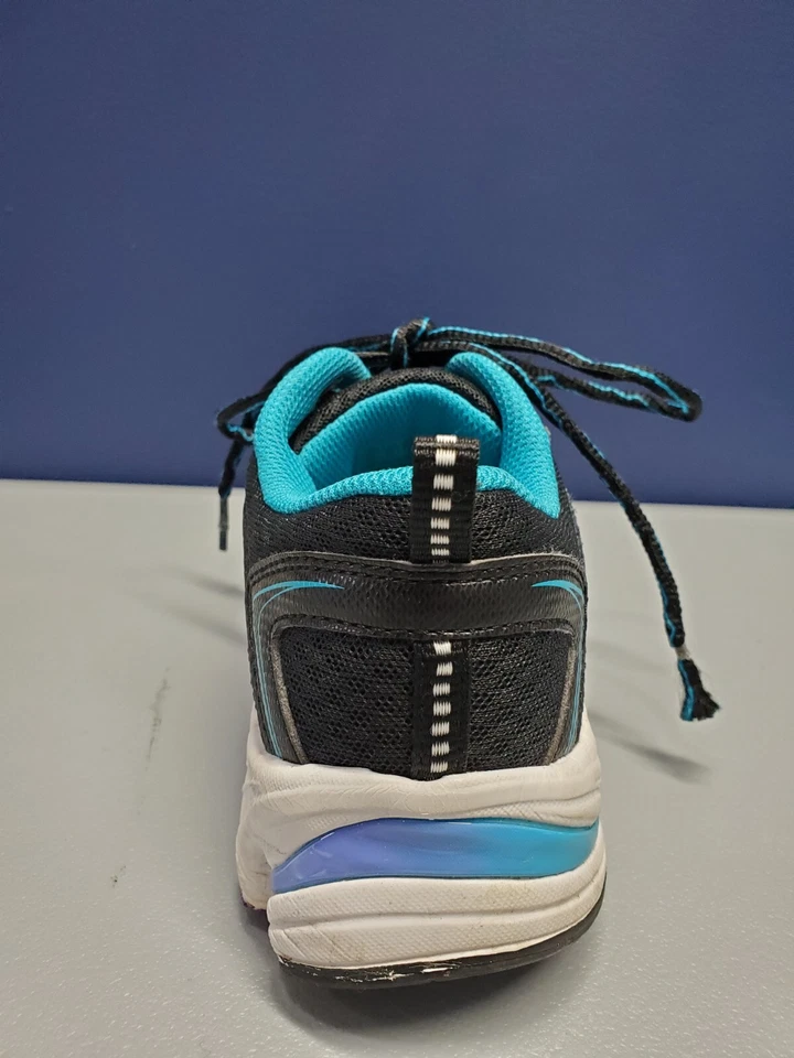 Ryka Inspire Running Sneakers Shoes Womens Size 7 Black Blue Mesh Lace Up - Image 3 of 4