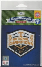 2024 Tennessee College Baseball World Series Champions Patch Iron Official Champ