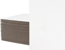 25-Pack 5x7 more sizes Corrugated Cardboard Sheets - 1/8 Inch Thick, Flat Insert