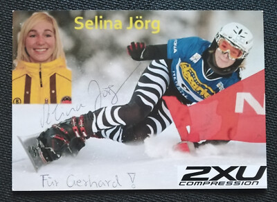 12310 Selina Jörg Snowboard Autogrammkarte original signiert