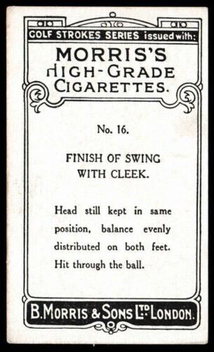 Morris - 'Golf Strokes Series' (1923) - Finish of Swing with Cleek - Picture 2 of 2