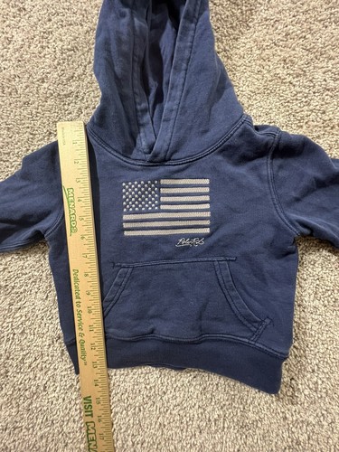 Polo Ralph Lauren Kids Boys Youth American Flag Logo Blue Sweater 2T - Picture 6 of 7