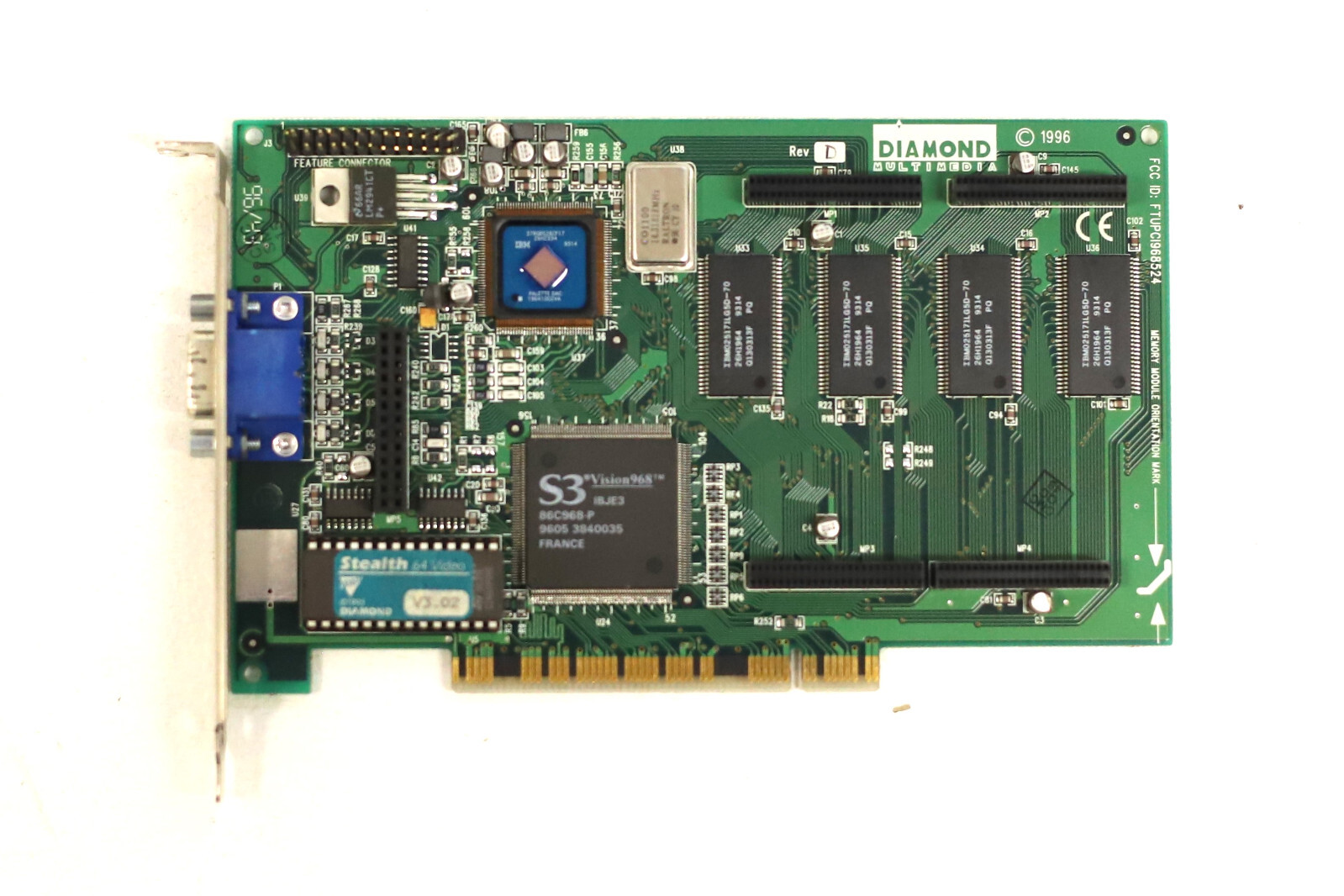 Diamond Multimedia Systems Stealth 64 VRAM Graphics Card P/N:23030052 ...
