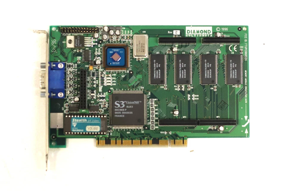 Diamond Multimedia Systems Stealth 64 VRAM Graphics Card P/N:23030052-212 Tested - Image 2 of 4