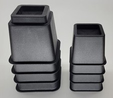 Furniture Bed Riser 4-Pack Durable Heavy Duty Construction Black CHOICE 3" or 5"