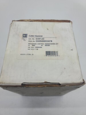 NIB Cutler Hammer 500VA Control Transformer C341JC. G17